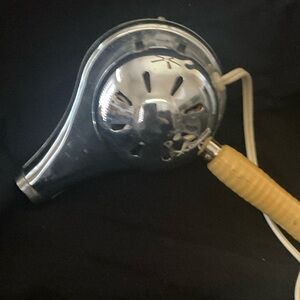 Only Retro Handheld Dryer - Silver and Yellow